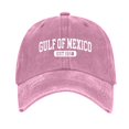 thumbnail image 1 of GDREDA Summer Baseball Caps Vintage Print Washed Cap For Men And Women Adjustable Unisex Baseball Hat，Pink, 1 of 4
