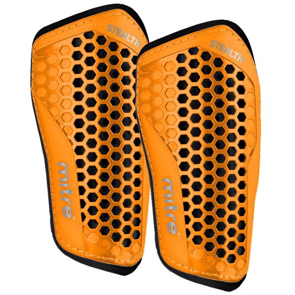 Mitre Stealth Orange Shin Guard 