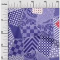 thumbnail image 2 of oneOone Silk Tabby Dark Purple Fabric Block Sewing Craft Projects Fabric Prints By Yard 42 Inch Wide, 2 of 5