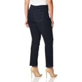 thumbnail image 2 of gloria Vanderbilt womens Amanda classic High Rise Tapered Jean, Rinse Noir, 16 Petite Regular, 2 of 5