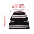 thumbnail image 4 of HAiming Chapeau Tricoté pour Femmes et Hommes à Rayures Color Block Chaud d'Hiver Doux Confortable Tendance pour Temps Froid, 4 of 5