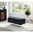 thumbnail image 1 of Banc Imperial Avec Touffeter De Stockage (Noir), 1 of 1