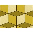 thumbnail image 1 of Ahgly Company Machine Washable Indoor Rectangle Transitional Bold Yellow Area Rugs, 4' x 6', 1 of 7