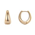thumbnail image 1 of Luxury Designs Gold Plated Polished Hoops, 1 of 1