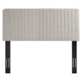 thumbnail image 3 of Milenna Channel Tufted Upholstered Fabric Full/Queen Headboard, 3 of 4