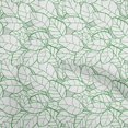 thumbnail image 1 of oneOone Popeline de Coton Verte Tissu Feuille Abstraite Tissu pour Robe Tissu Imprimé Tissu au Mètre 56 Pouces de Large, 1 of 4