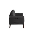 thumbnail image 5 of Lifestyle Solutions Canapé Fixe Nathan en Tissu Noir Rembourré, 5 of 5