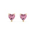 thumbnail image 1 of Heart Birthstone Stud Earrings, 1 of 4
