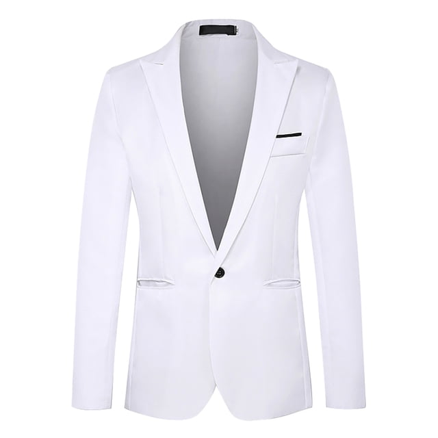 Mens Suit Slim Fit Slim Suit for Men one Button Solid Tuxedo Mens Tuxedo Suit Blazers Jacket Business Suits Slim Fit Tuxedo for Men Wedding Party Homecoming Suits Wool Suit for Men
