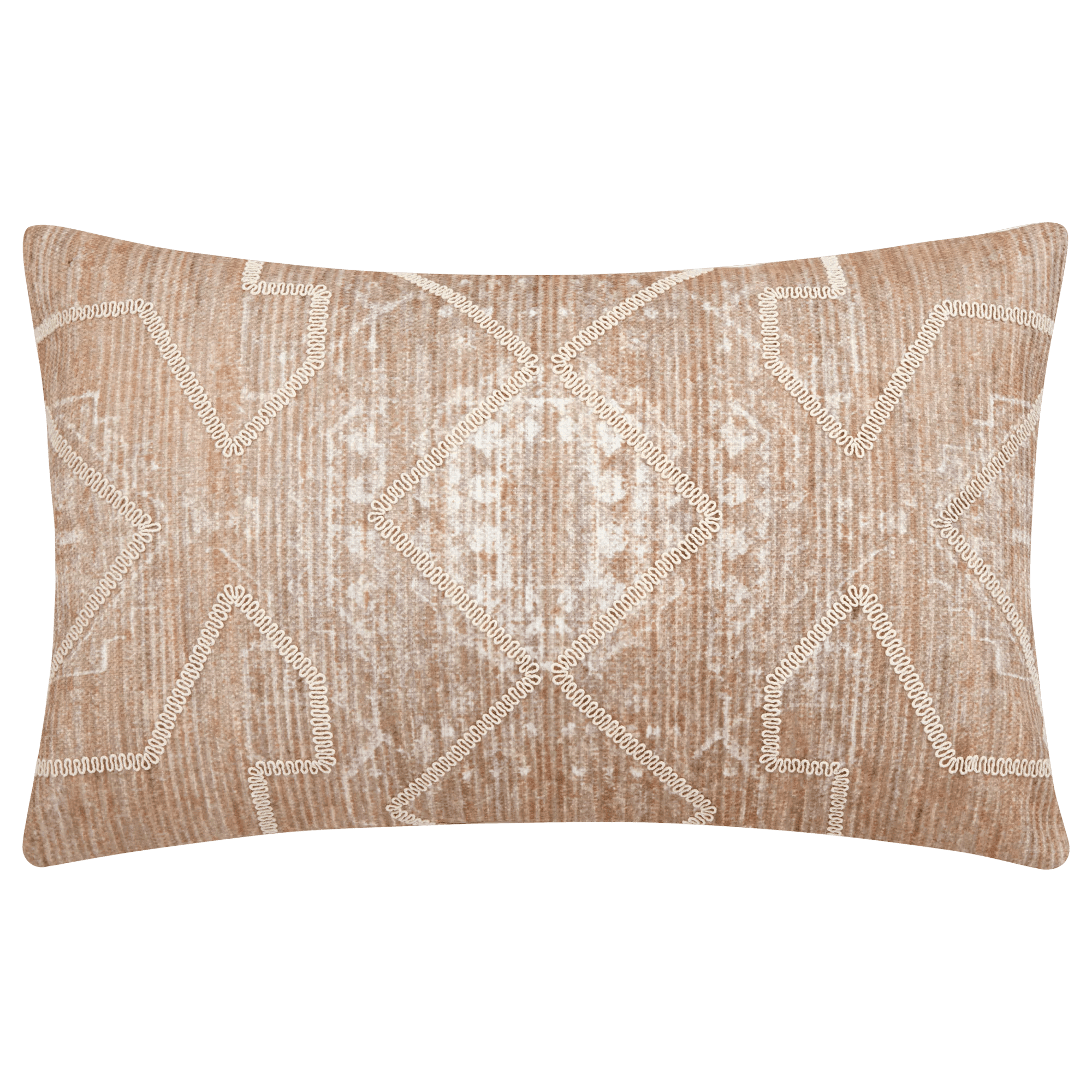Bouclair Pink Bayram Decorative Lumbar Pillow