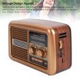 thumbnail image 3 of Radio Portable à Bande Complète, Radio Météo AM SW, Double Alimentation d'Urgence avec Lecture de Musique Multi-Sources, pour Maison Cuisine Extérieur, 3 of 7