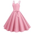 thumbnail image 2 of Robe d'Été pour Femmes Aguichant Mode Femmes Été Robe à Encolure Carrée Style Poupée Robe Imprimée Sans Manches Robe à Bretelles Hauts Aguichant pour Femmes Été Aguichant Robe d'Été pour Femmes, 2 of 5