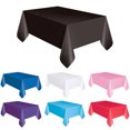 thumbnail image 1 of nappe Rectangulaire unie pour Table de salle à manger, couverture en tissu, fête d'anniversaire, Déco, 1 of 8