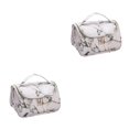 thumbnail image 3 of QualitChoice Modèle Sac Cosmétique Commode Femmes Sac de Rangement Sac de Transport Contenant Conteneur de Retenue Organisateur de Maquillage de Voyage Type 2 2Set, 3 of 6