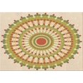 thumbnail image 1 of Ahgly Tapis Rectangulaire Lavable en Machine Intérieur Transitionnel Brun Cannelle, 7 Pieds x 9 Pieds, 1 of 7