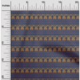 thumbnail image 1 of oneOone Cotton Poplin Fabric Chevron & Swirl Block Print Fabric By Yard 56 Inch Wide, 1 of 4