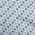 thumbnail image 1 of oneOone Polyester Spandex Light Blue Fabric Floral Sewing Material Print Fabric By The Yard 56 Inch Wide, 1 of 4