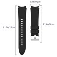 thumbnail image 3 of EGNMCR Watch For Galaxy Watch 4 44mm Soft Sport Strap Replacement watch band, 3 of 5