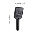 thumbnail image 2 of Shower Head with Handheld High Pressure - 2024 Squares Rain Showerhead with 3 Spray Modes for Body Coverage and Bathroom Upgrade, 2 of 3