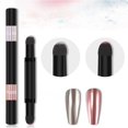 thumbnail image 2 of WIFKLSIIPG Double Headed Nail Powder for Nails Air Cushion Nail Powder Pen Nails Powder with Mirror Effect Manicure Cushion Magic Pen Gold and Silver Colored Sponge, 2 of 8