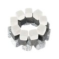 thumbnail image 4 of Labymos Anself 9pcs 20mm Whisky Ice Stones Drinks Cooler Cubes Beer Rocks Granite with Pouch, 4 of 7