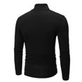 thumbnail image 4 of DPTALR Homme Col Roulé Uni Décontracté Chandail T-shirt Chandail de Base, 4 of 4