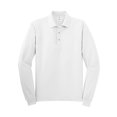thumbnail image 1 of Gravity Threads Polo à Manches Longues Effet Soie - Blanc - 4TG, 1 of 1