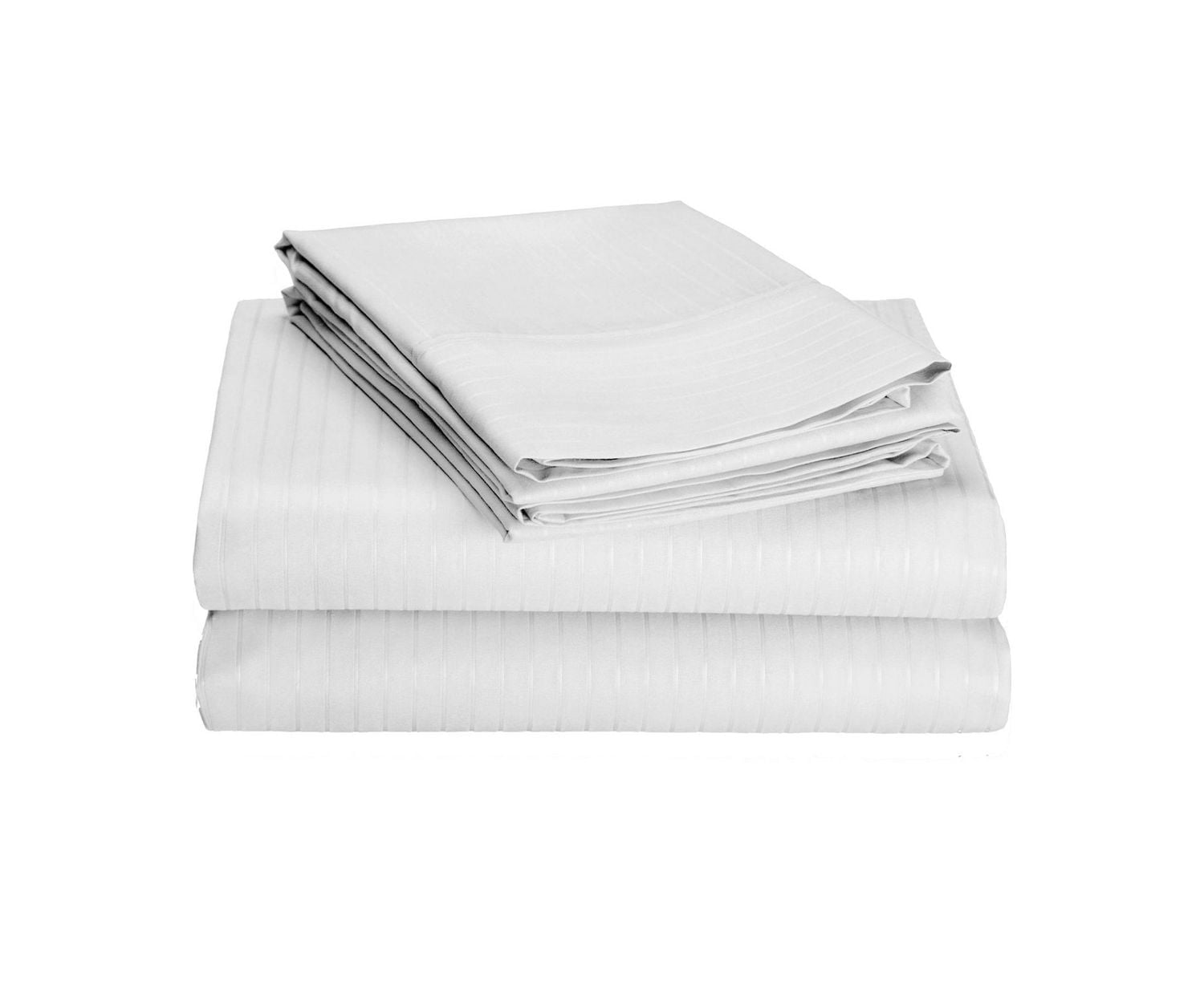 Johnson Home 600 Thread Count Cotton Tuxedo Sheet Sets