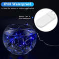 thumbnail image 4 of Led String Lights 15 Pack, 2m 20 Led Fairy Lights Battery Operated, Copper Wire Light (blue), 4 of 5