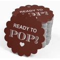 thumbnail image 4 of Inkdotpot Real Silver Foil Ready To Pop Baby Shower Tags Favor Hang Paper Tags 50 Piece, 4 of 6