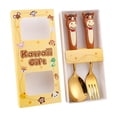 thumbnail image 3 of Sentmoon Flatware Silverware Set Year Of The Horses Themed Stainless Steel Spoon and fork Cutlery Set and A Festive Tableware Gift Set, 3 of 7