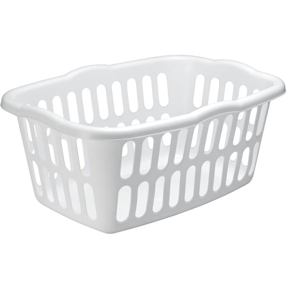 Sterilite 53 Liter Laundry Basket, White