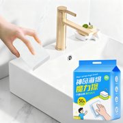 Yeciiwht 50pcs Multipurpose Cleaning Sponges No-Scratch Sponges Kitchen Household Dish Sponges for Dishes Sponge Cleaning Supplies for Kitchen- Bathroom-Car