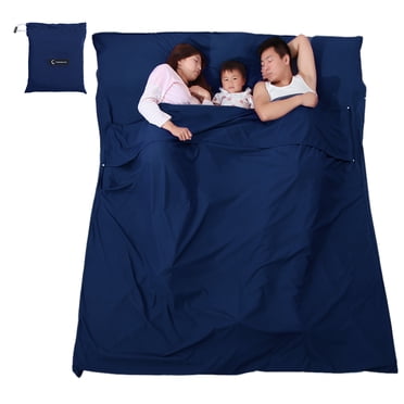 Amdohai Lightweight Sleeping Bag Liner Sleeping Sack Outdoor Camping Hotel Travel Sheet