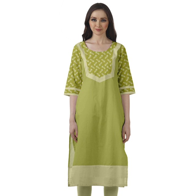 Moomaya Kurti Droite de Designer pour Femmes Tunique Indienne Imprimée Haut Long Kurta