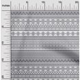 thumbnail image 1 of oneOone Polyester Lycra Gray Fabric Aztec Tribal Craft Projects Decor Fabric Printed By The Yard 56 Inch Wide, 1 of 1