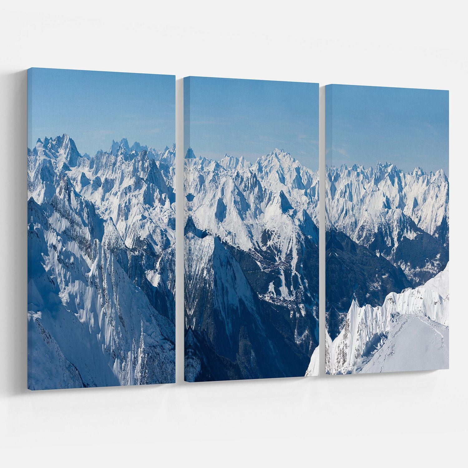 Design Art Panorama Des Alpes Français  Art Sur Toile