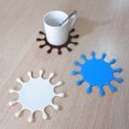 thumbnail image 3 of Silica Gel Anti-Slip Coaster Water Drop Water drop Shape Heat-Resistant Round Drink Cup Cushion Table Protection Mat, 3 of 6