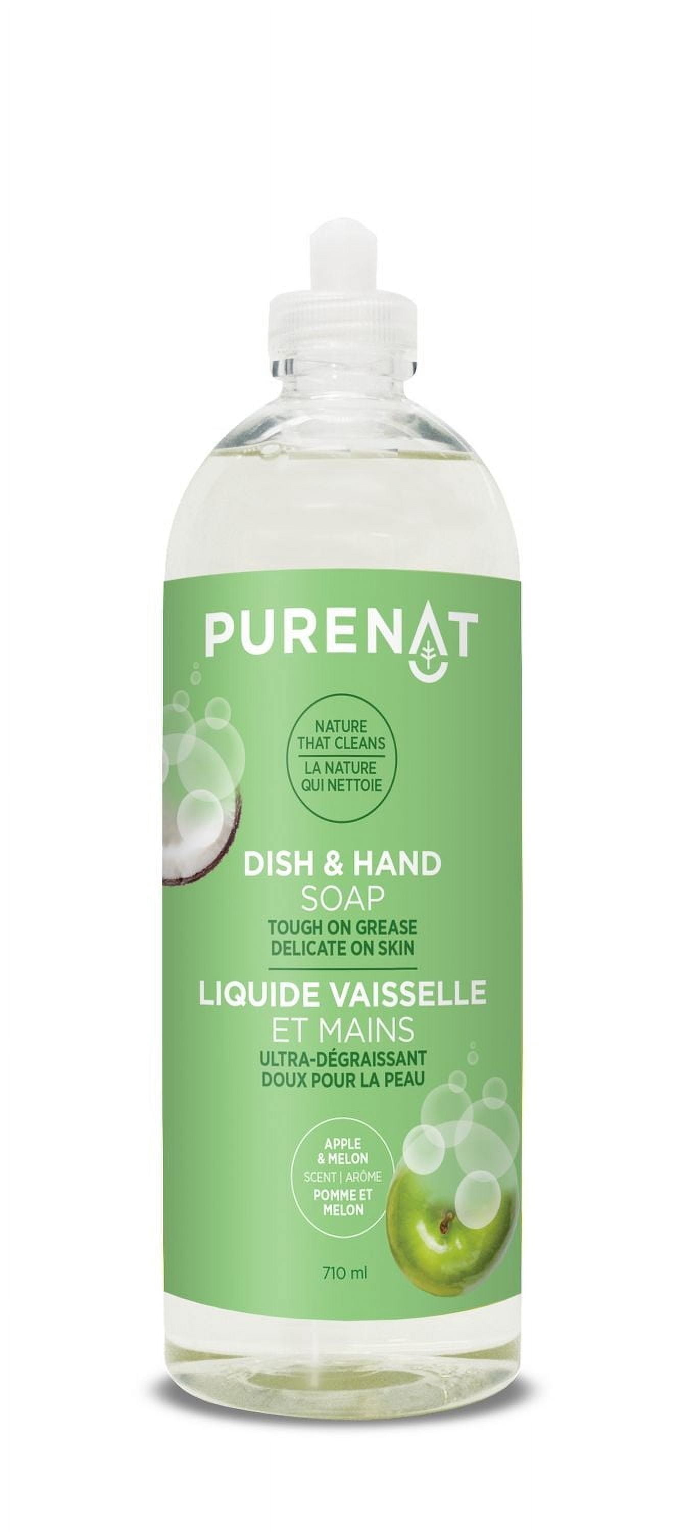 PURENAT Dish & Hand Soap Apple & Melon 710ml