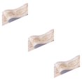 thumbnail image 4 of Decodeary Wood Marbling SelfAdhesive Skirting Line Exquisite Workmanship And Retro Fashion PVC Waterproof Waist Line For Wall PVC brown peony 3Set, 4 of 6