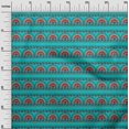 thumbnail image 2 of oneOone Georgette Viscose Fabric Leaves|Floral & Paisley Block Print Fabric By Yard 42 Inch Wide, 2 of 4