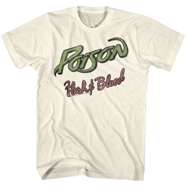 Poison Flesh And Blood Natural Adult T-Shirt