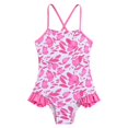 thumbnail image 1 of TBWNWG Girls Ruffle Triangle Bikini Set Cute Fresh Spring and Summer Swimwear for Toddler,Size 12-18 Months, 1 of 9