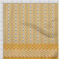 thumbnail image 2 of oneOone Organic Cotton Poplin Twill Fabric Triangle Geometric Printed Craft Fabric BTY 42 Inch Wide, 2 of 5