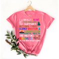 thumbnail image 3 of Pisexur Hauts pour Femmes, Hauts d'Été pour Femmes, Nouveau Pull à Manches Courtes Col Rond Décontracté Imprimé Rose, 3TG, 3 of 4