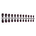 thumbnail image 1 of facefd Fake Nail Set Glossy French Style Scratch Resistant Press-on Fingernails Strong Viscosity Adjustable Solid Manicure Stickers Type 1 Type 3, 1 of 6