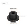 thumbnail image 2 of Unique Bargains Support à Oeillets en Caoutchouc Dia 5/8 Pieds (16 mm) Rond Type T pour Protection de Fil, Lot de 4, 2 of 5
