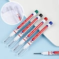 thumbnail image 5 of Ensemble de 4/8 Pcs Marqueurs à Longue Tête pour Menuiserie Stylo Décoration de Salle de Bain Polyvalent Imperméable Marqueurs pour Trous Profonds Ensemble d'Outils, 5 of 5
