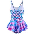 thumbnail image 4 of Girls Swimsuits One Piece Bathing Suits Sleeveless Cute Summer Swimsuit 8-9 Years, 4 of 4
