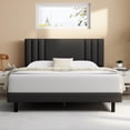 thumbnail image 1 of Full Size Bed Frame, GELBIY Platform Bed Frame Full with Fabric Upholstered Headboard, No Box Spring Needed, Grey, 1 of 5